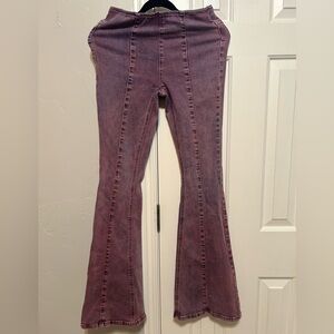 Rock & Roll Cowgirl Purple Flare Jeans